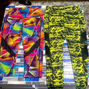 Legging bundle high waisted bright leggings